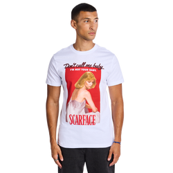 Heren T-Shirts - MERCHCODE Scarface - White-White