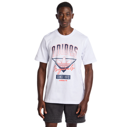 Homme T-Shirts - adidas Graphics - White-Red-White