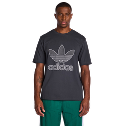Men T-Shirts - adidas Graphics - Grey-Grey-Grey