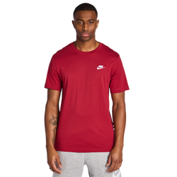 Uomo T-Shirts - Nike Club - Team Crimson-Team Crimson