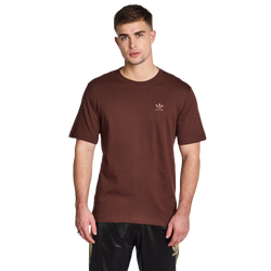 Men T-Shirts - adidas Essentials - Auburn Brown-Brown-Brown