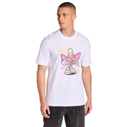 Hombre T-Shirts - adidas Graphics - White-Pink-Pink