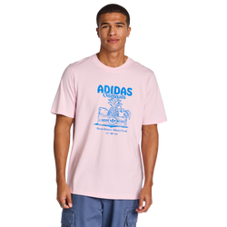 Men T-Shirts - adidas Graphics - Pink-Blue