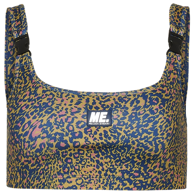 Melody Ehsani Bra Top Donna - Reggiseni sportivi/Canotte sportive Multi - Taglia XL - Poly Spandex