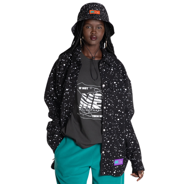 Melody Ehsani Organza Zip Up Hoodie - Dames Jackets - Black - 100% Polyester - Maat XS - Foot Locker