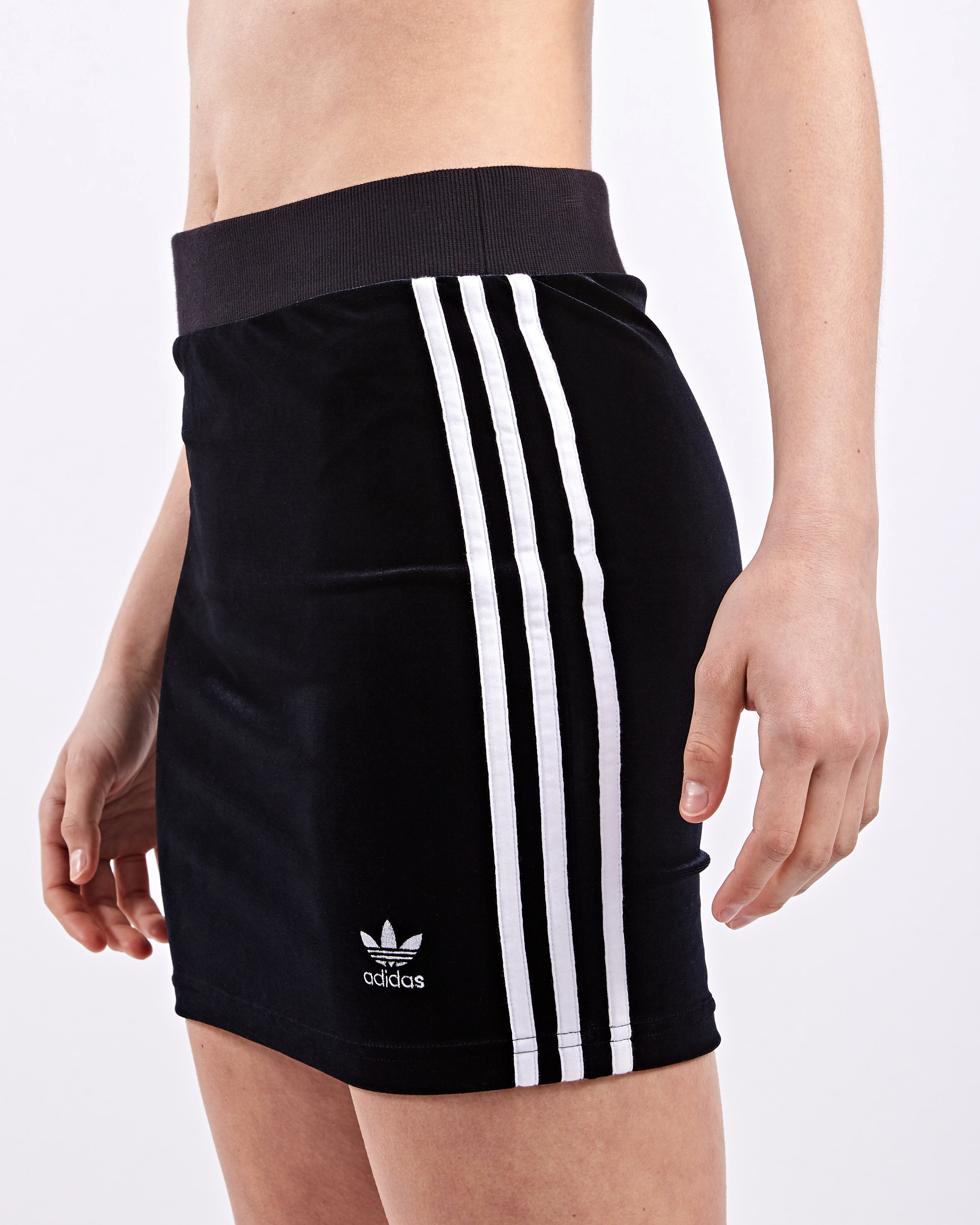 adidas 3 stripes velour