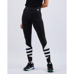 Women Leggings - adidas Big Logo - Black-White-Black