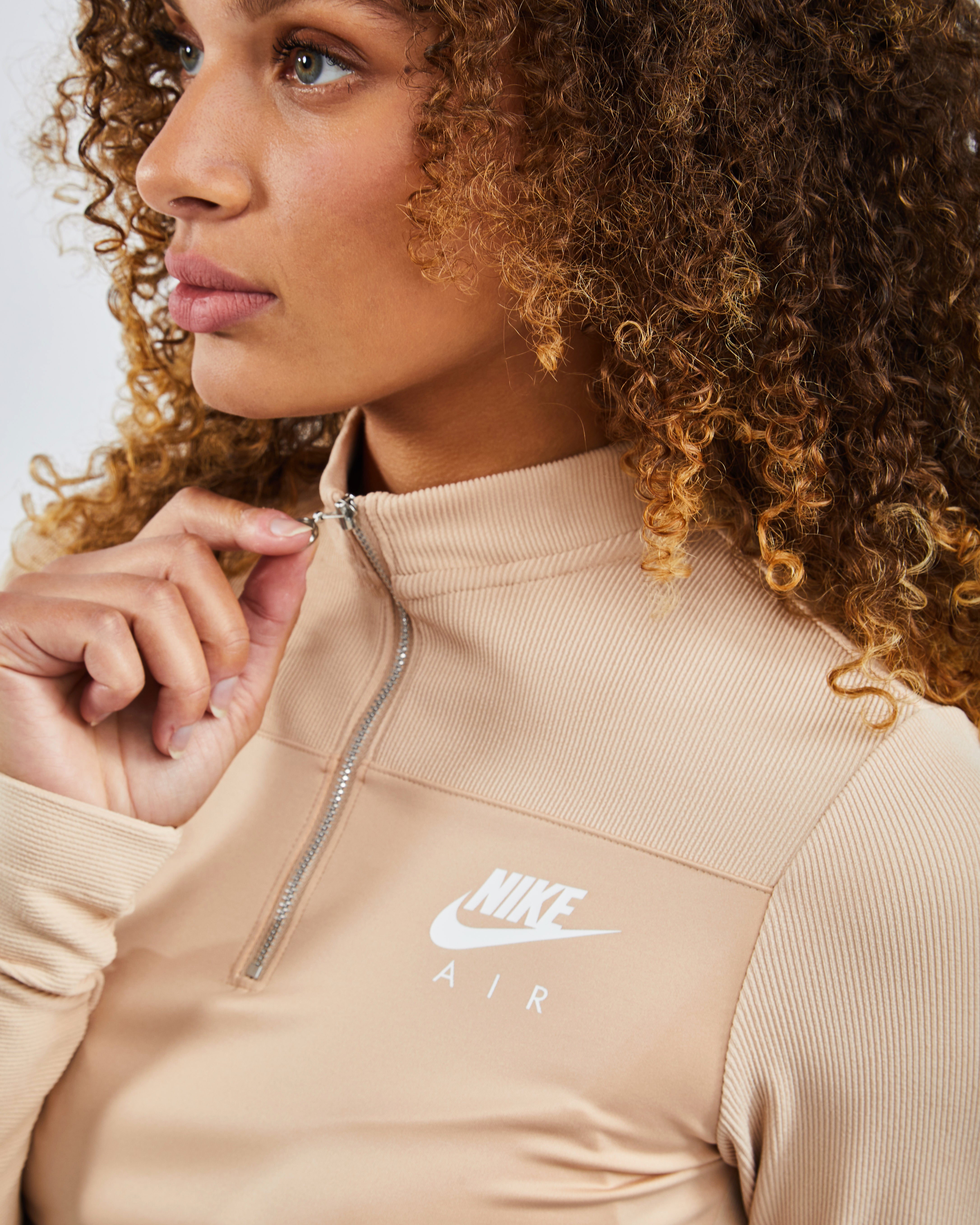 nike air long sleeve rib top