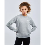Grey-White-Grey - E-NK ESS CREW FLC GRY/WHT