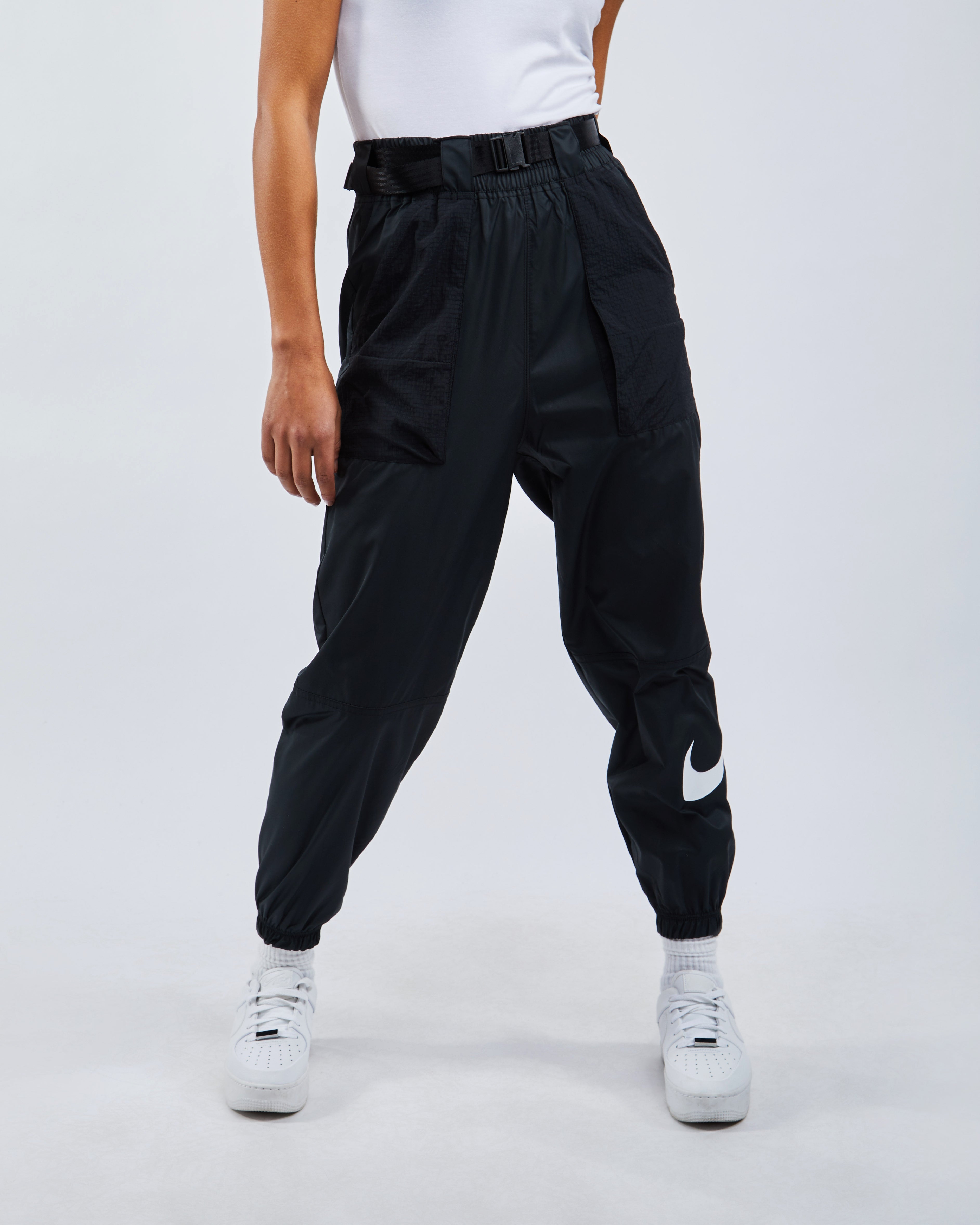 nike sportswear swoosh woven pants