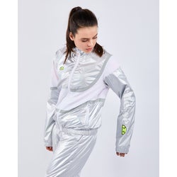 Women Track Tops - Ellesse Smiley - Silver-White-Yellow
