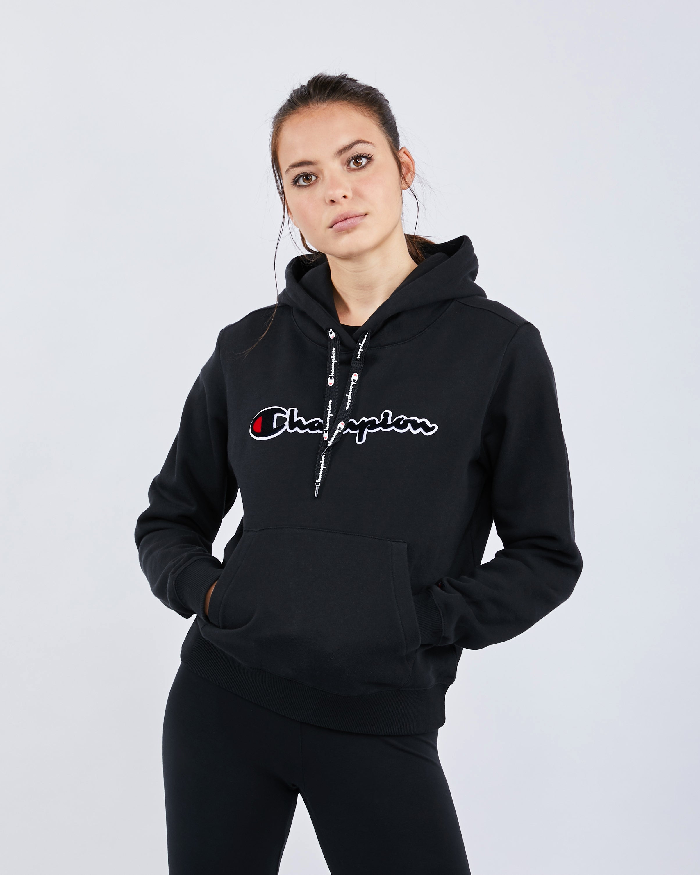 champion hoodie with logo