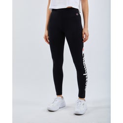 Women Leggings - Champion Logo Tight - Black-Black