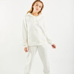Women Hoodies - adidas Cosy - White-White