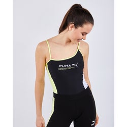 Women Bodysuits - Puma Evide - Black-Purple-Volt
