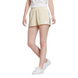 Women Shorts - adidas 3Stripes - Yellow-White-Yellow