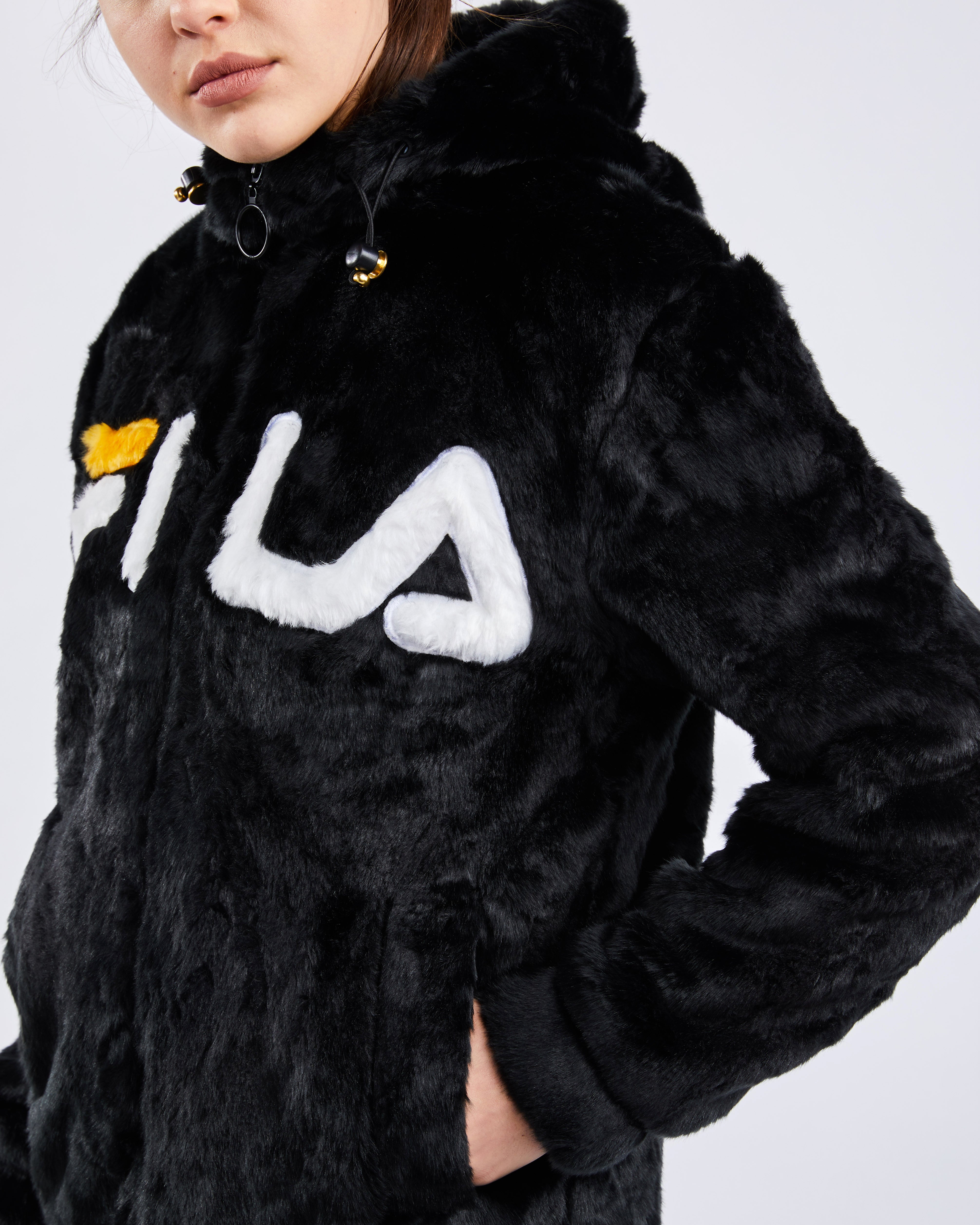 fila faux fur jacket