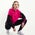 Nike Icon Clash Over The Head - Women Hoodies Pink-Pink