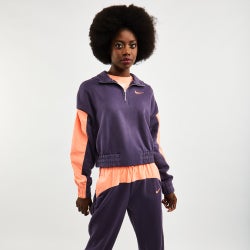 Women Hoodies - Nike Icon Clash Over The Head - Grey-Grey