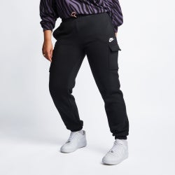 Women Pants - Nike Cargo Loose - Black-Black