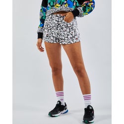Women Shorts - adidas Fiorucci - White-Multi-Multi