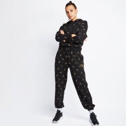 Women Pants - Puma Brand Love - Black-Gold-Black