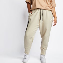Women Pants - Nike Tech Fleece Plus Cuffed - Tan-Tan