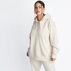 Women Hoodies - Nike Essentials Plus Over The Head - Tan-Tan