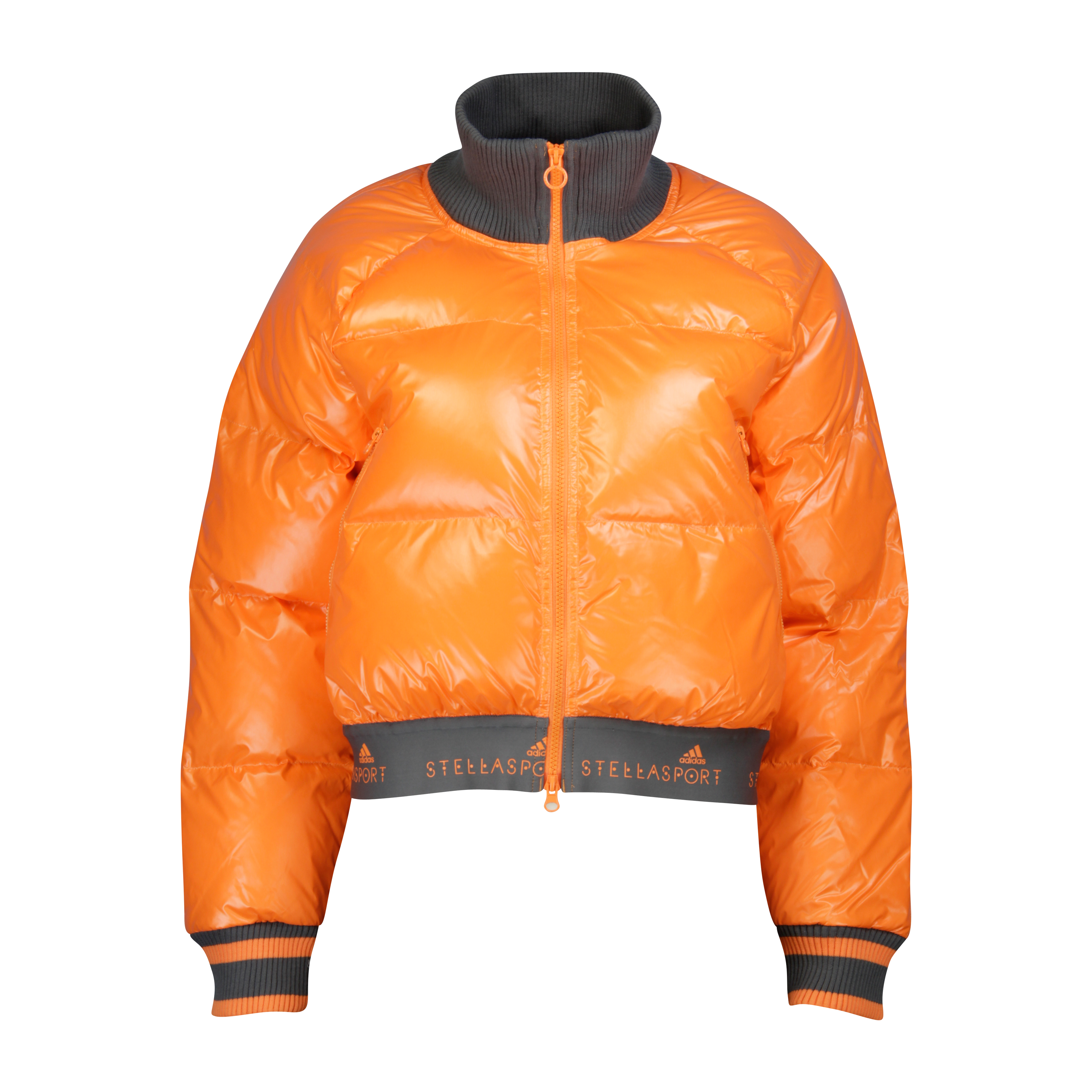 adidas stella mccartney orange jacket