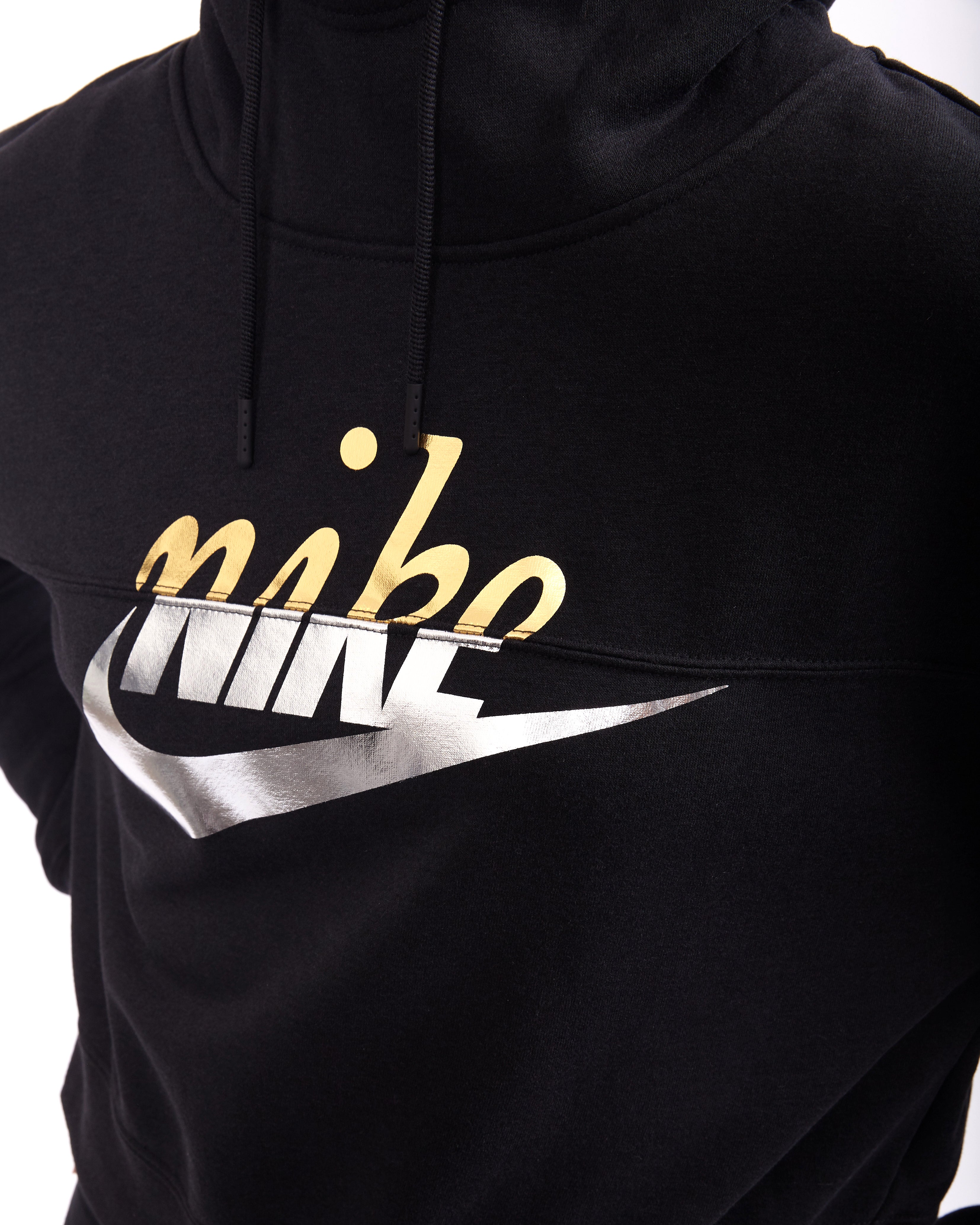 nike women's metallic rally hoodie