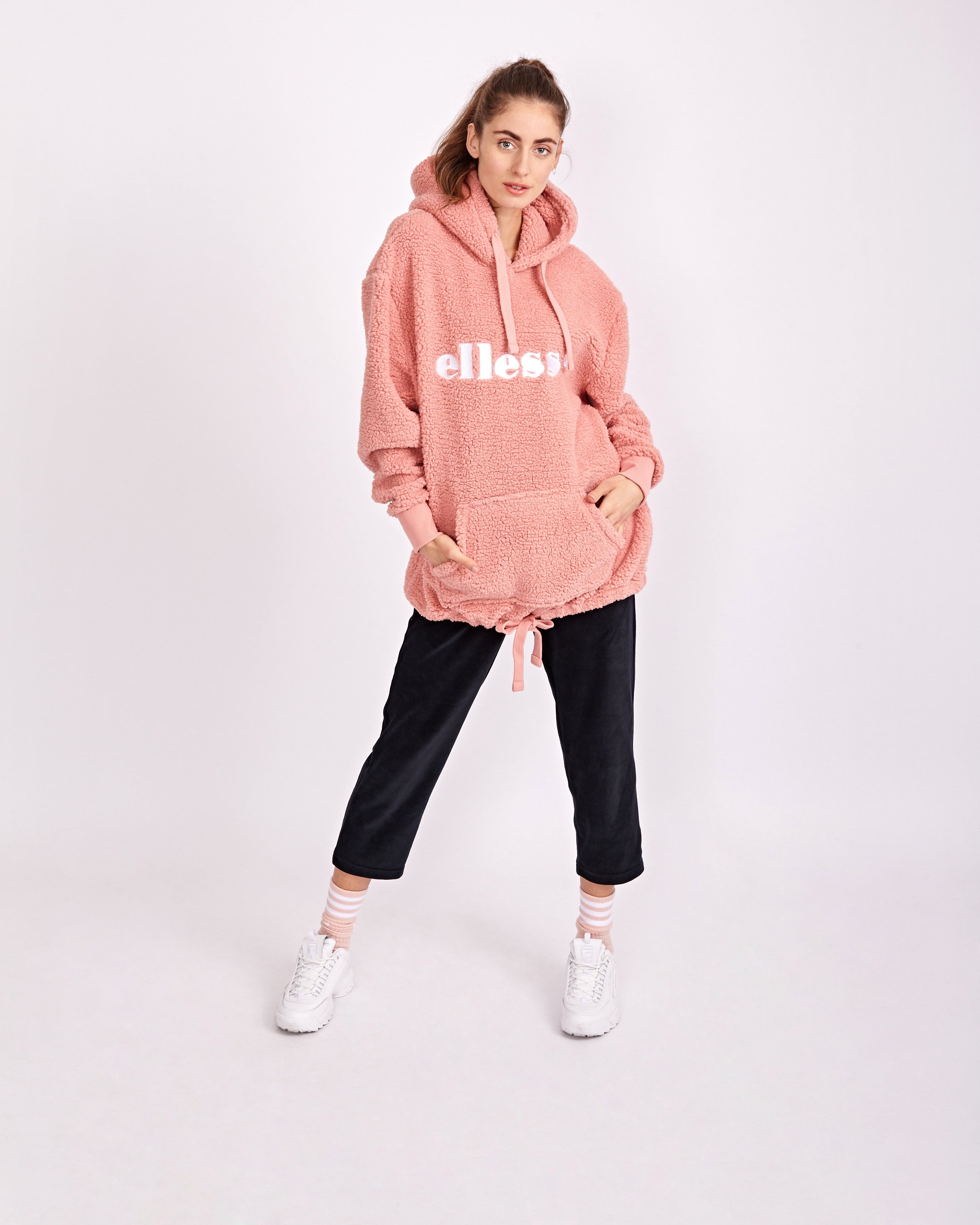 ellesse grattini borg hoodie