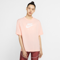 Women T-Shirts - Nike Air Top - Washed Coral-Washed Coral