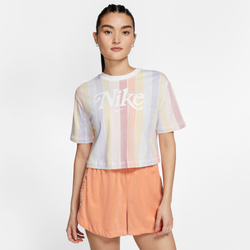 Women T-Shirts - Nike Retro Femme Top - White-White