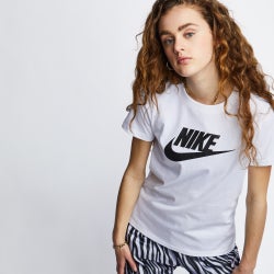 Women T-Shirts - Nike Futura - White-Black