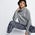 Nike Essentials - Damen Hoodies Grey-White-Grey