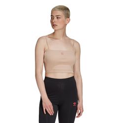 Women T-Shirts - adidas Spaghetti Strap - Ash Pearl-Ash Pearl