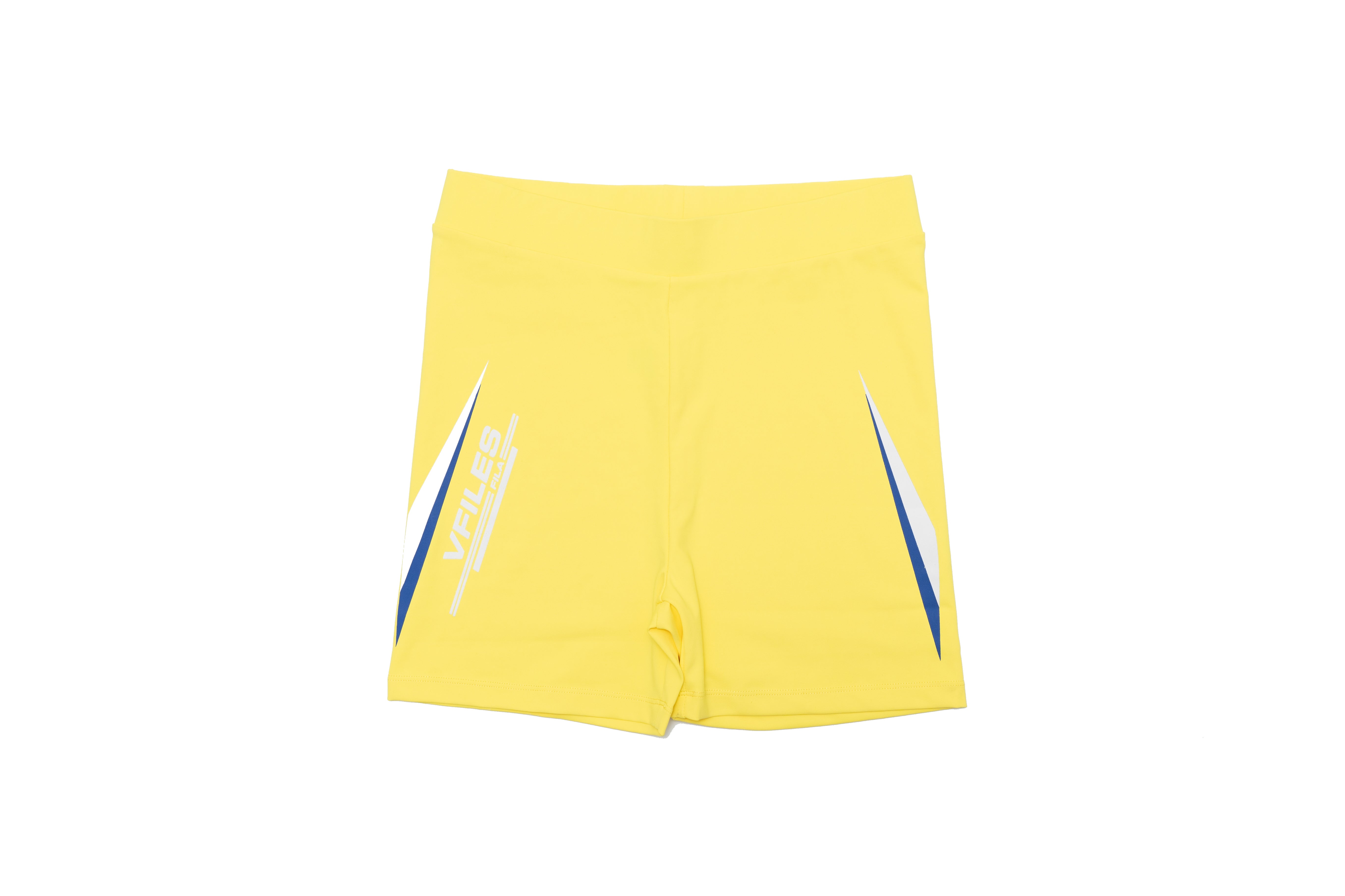 yellow fila shorts