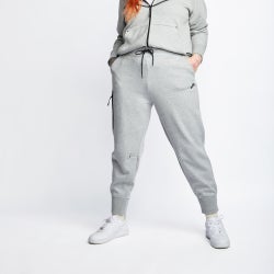Donna Pantaloni - Nike Tech Fleece Pant - Dark Grey Heather-Black
