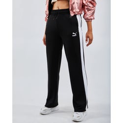 Women Pants - Puma Classics Wide Leg - Black-Black-Black