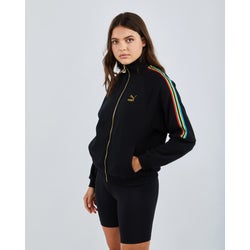 Women Track Tops - Puma Unity - Black-Gold-Black