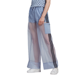 Women Pants - adidas Mesh Track - Chalk Blue-Chalk Blue-Chalk Blue