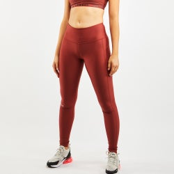 Women Leggings - Under Armour Heatgear - Maroon-Maroon-Maroon