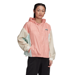 Women Jackets - adidas Originals Windbreaker - Trace Pink F17-Trace Pink F17