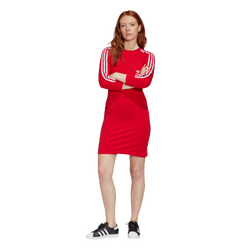 Women Dresses - adidas 3 Str - Scarlet-Scarlet