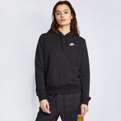 Femme Hoodies - Nike Essentials Over The Head - Black-White-Black
