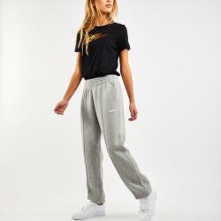 Women Pants - Nike Trend Fleece Essentials - Grey-White-Grey