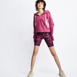 Women Shorts - Under Armour Shine Bikeshort - Pink-Pink