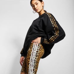 Women Shorts - adidas Leopard - Beige/tan-Beige/tan