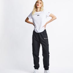 Women T-Shirts - Champion Logo - White-White