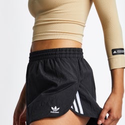 Women Shorts - adidas 3Stripes - Black-Black